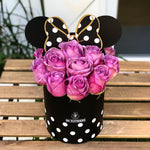 Box Minnie Mouse Floral Box Topper 24 Rosas Importadas