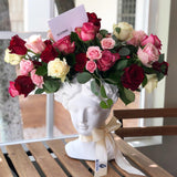 Rostros de Rosas Importadas Naturales