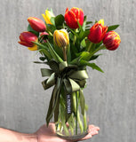 Jarrón con Tulipanes