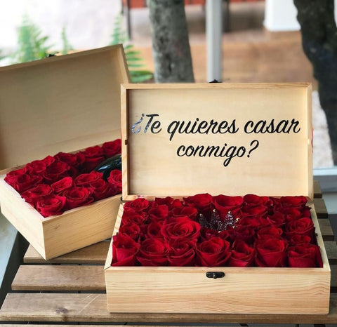 Caja Propuesta de Matriminio Personalizada