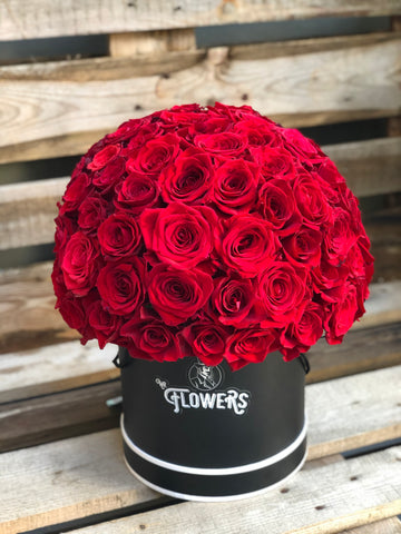 Box 100 Rosas Importadas