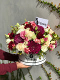 Box Rosas Importadas y Crisantemos